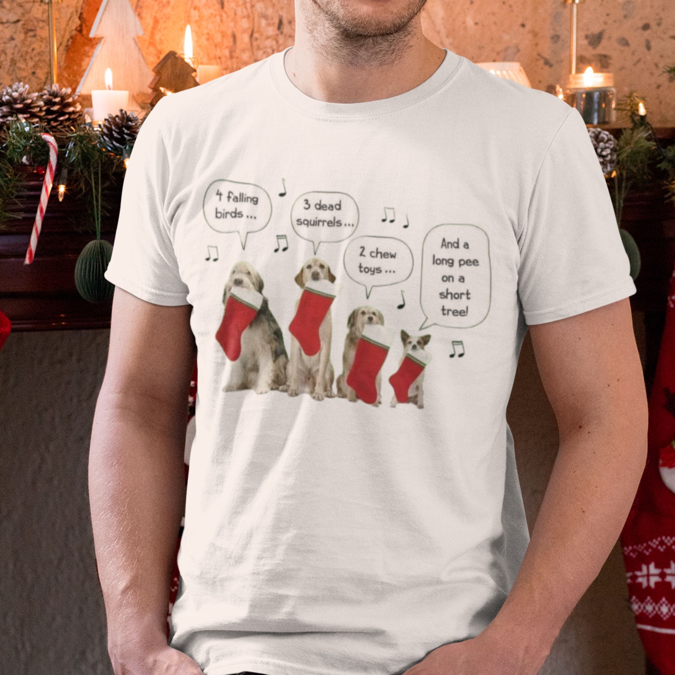 Christmas Dogs Tee T-Shirt Printify