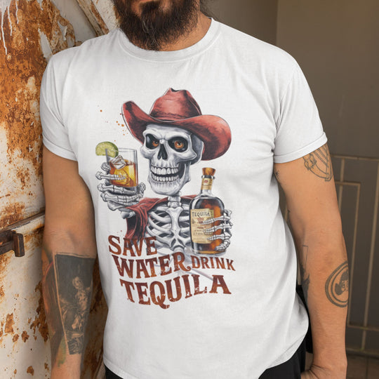 Tequila Tee - Save Water Drink Tequila T-Shirt Printify