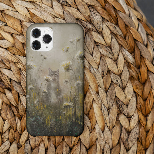 Impressionist Cat Tough Case Phone Case Printify