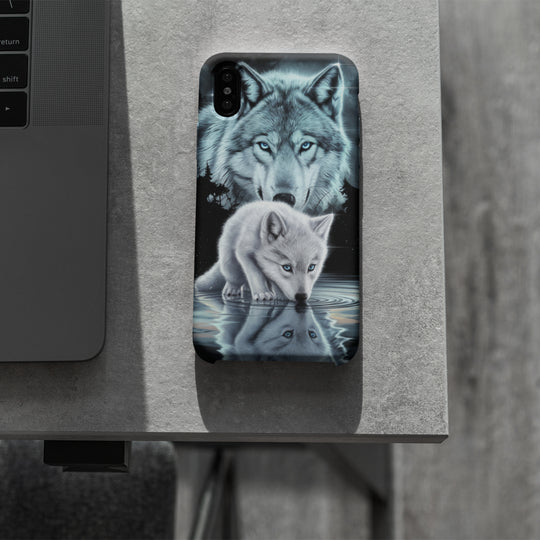 Wolf Tough Cases - Mystical Starry Night Dark Academia Phone Case Printify