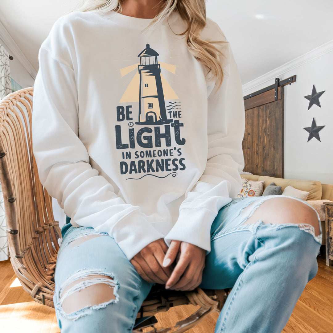 Lightkeeper Sweatshirt - Be the Light in Someone's Darkness Sweatshirt Printify