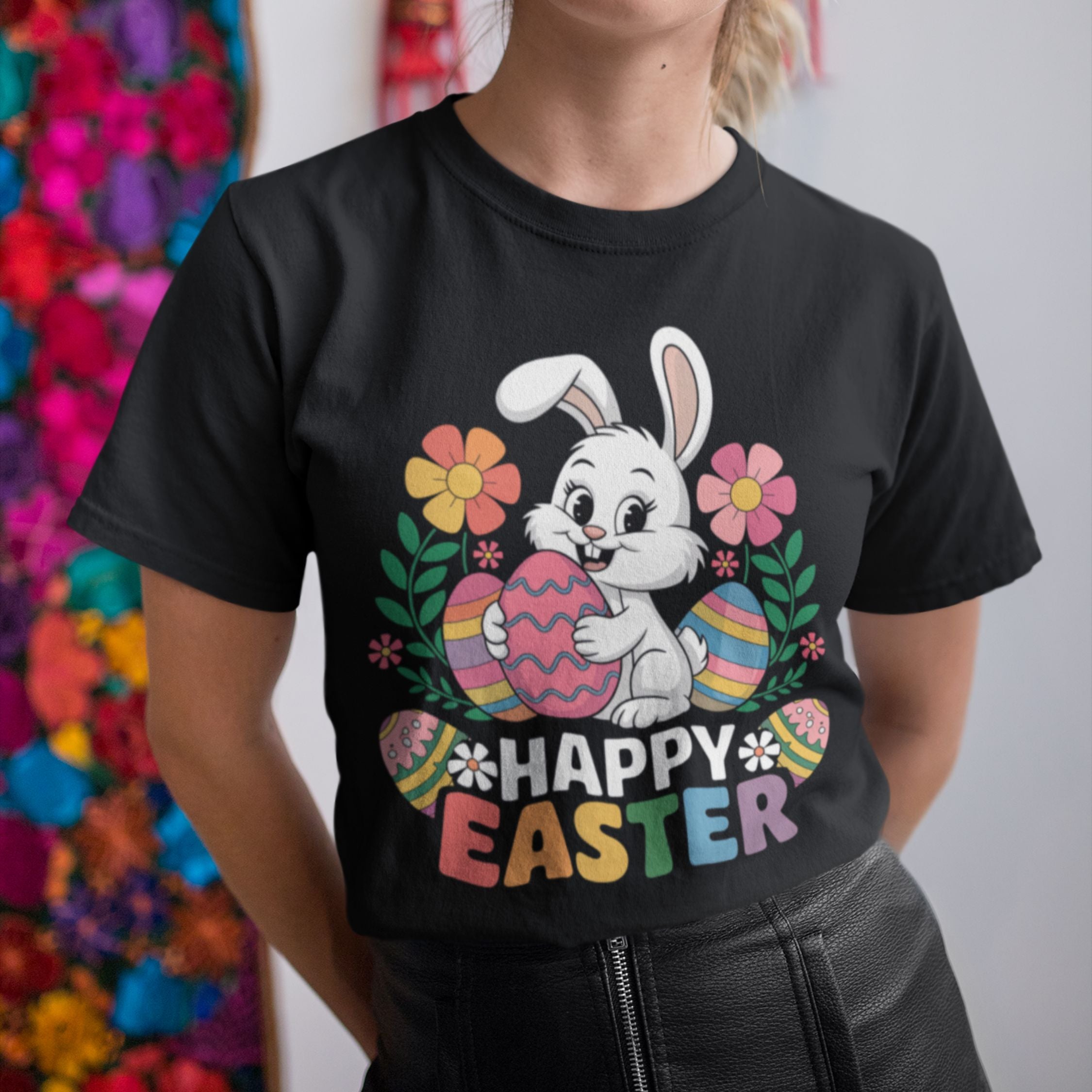 Easter Bunny T-shirt T-Shirt Printify