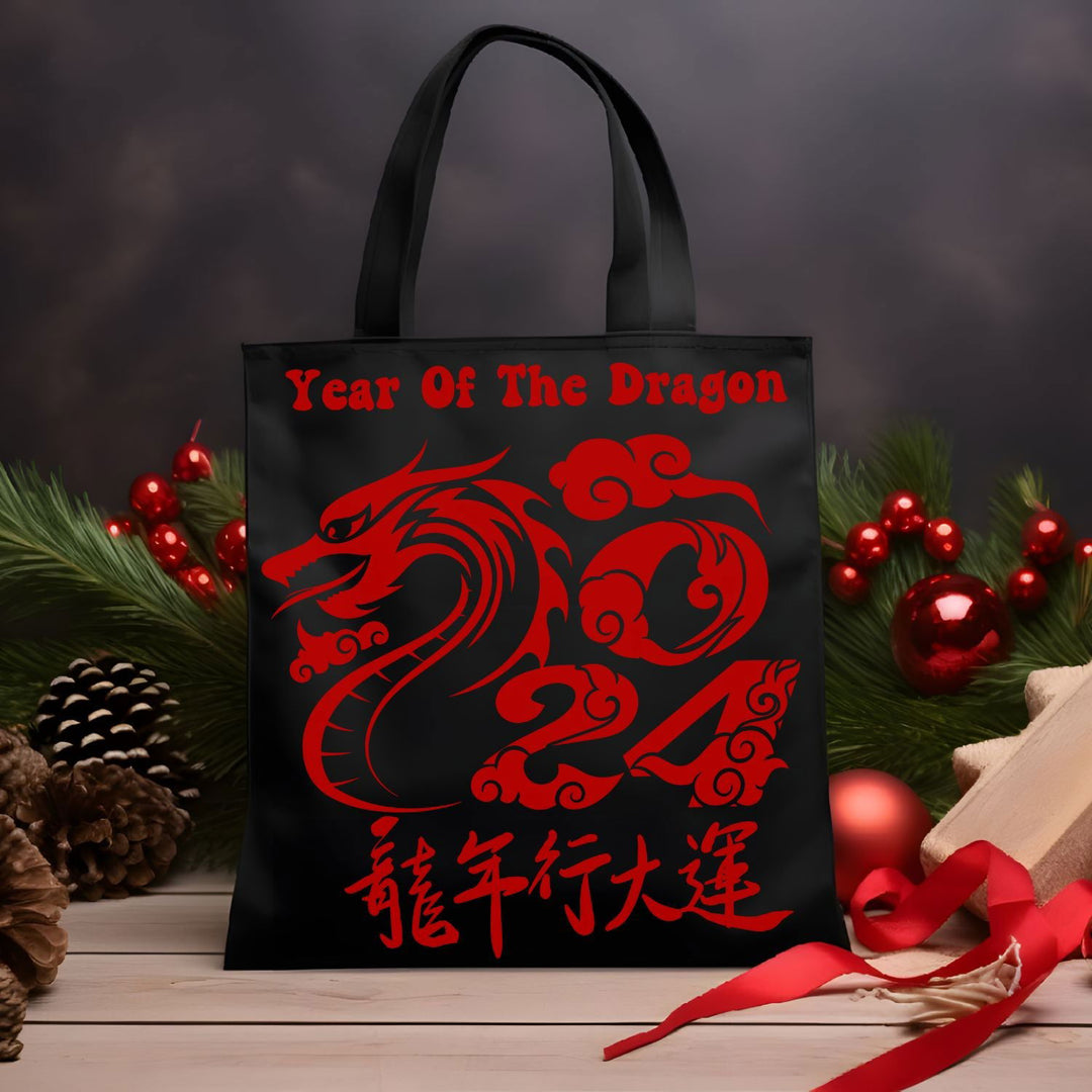 2024 Year of the Dragon Tote Bag - Imagin Vibes - 