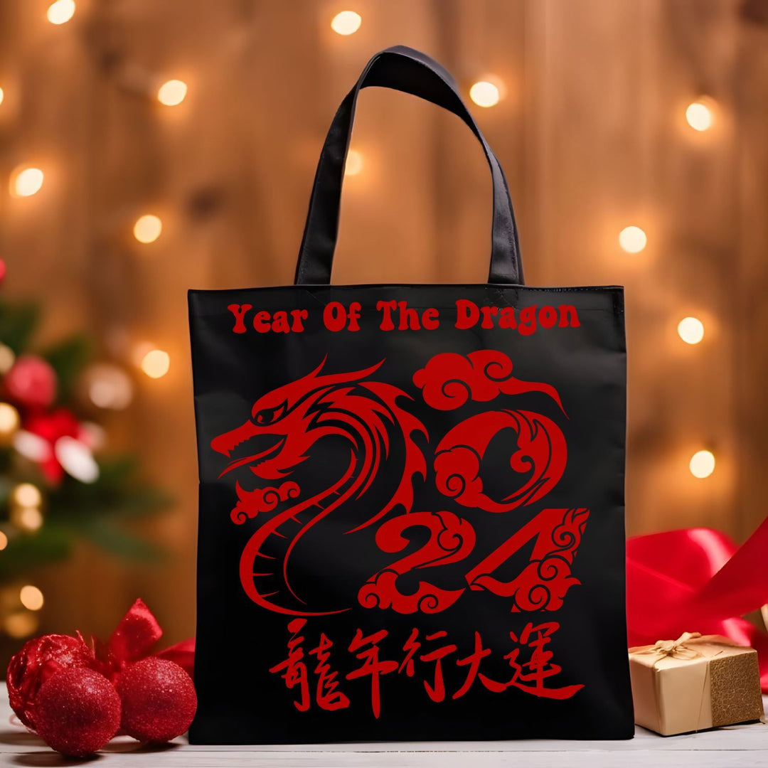 2024 Year of the Dragon Tote Bag - Imagin Vibes - 