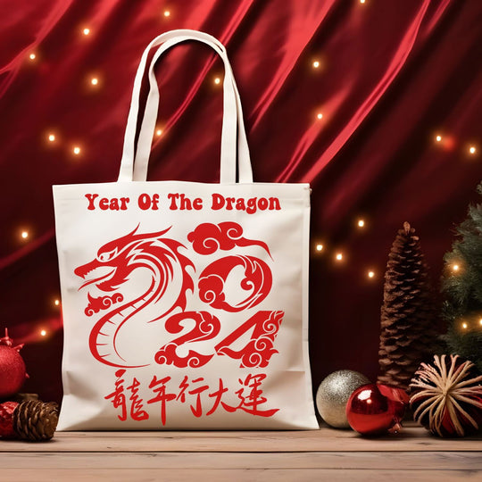 2024 Year of the Dragon Tote Bag - Imagin Vibes - 