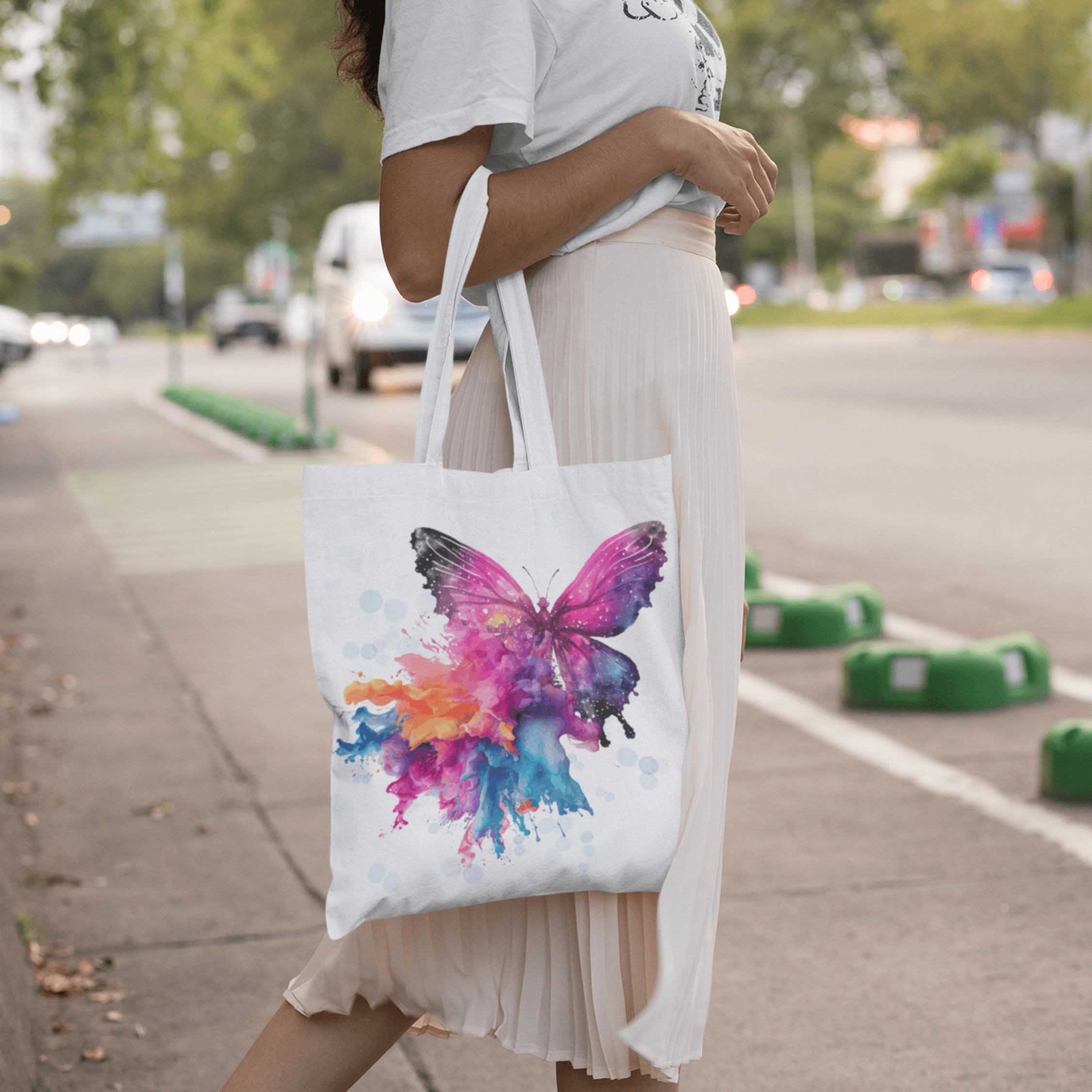 Watercolor Butterfly Tote Bag - Ethereal and Artistic Bags Printify