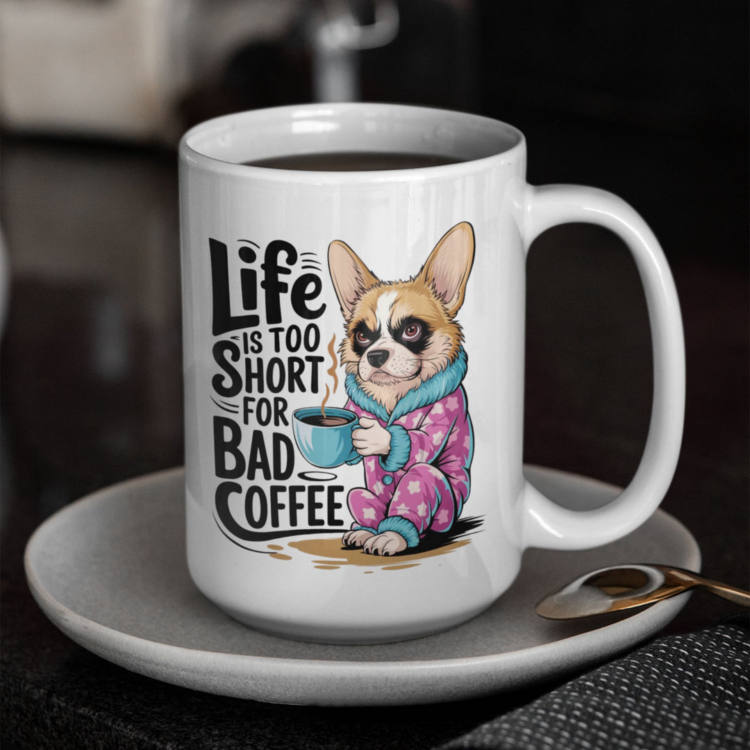 Cartoon Dog Ceramic Mug Mug Printify