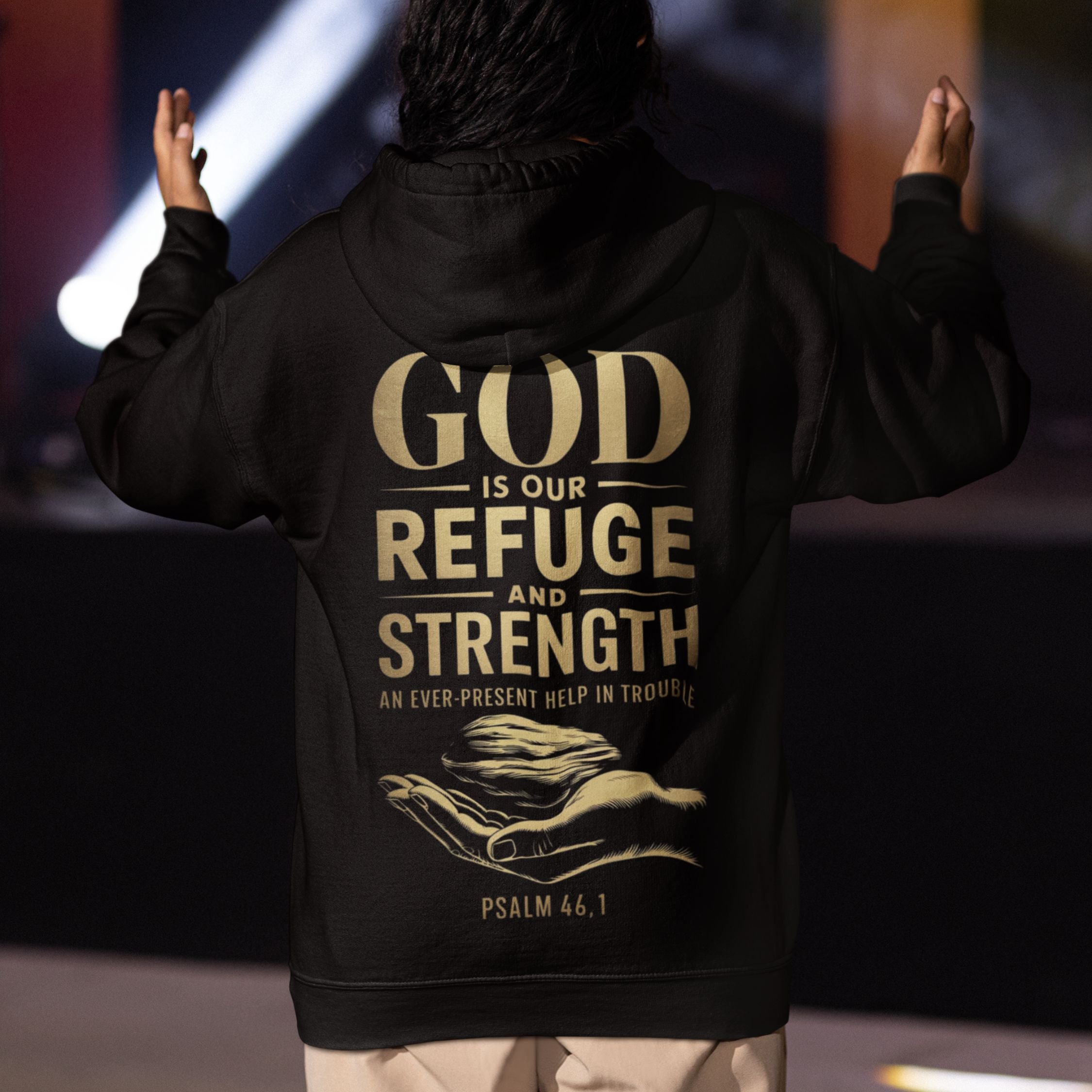 Biblical Verse Unisex Hooded Sweatshirt - Inspirational Hoodie Printify