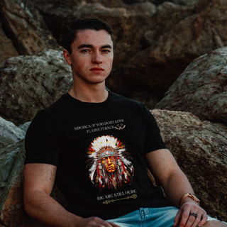 Graphic Tee: Political Native American Portrait