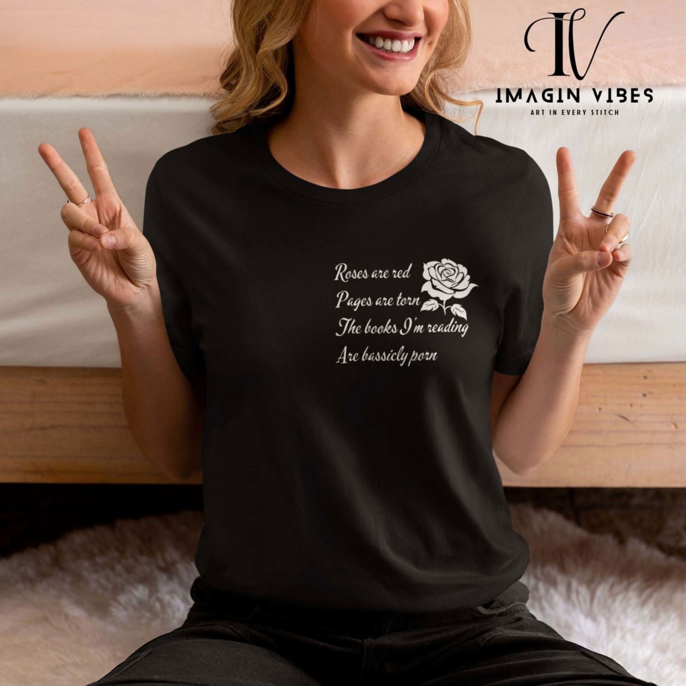 Humorous Roses Are Red Unisex Tee T-Shirt Printify