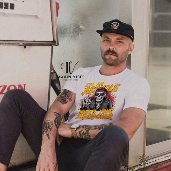 Skeleton Biker Tee