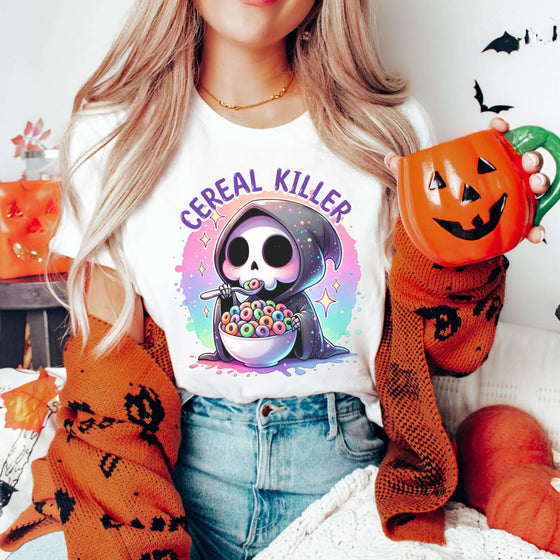 Cereal Killer Reaper: Vintage Halloween T-Shirt
