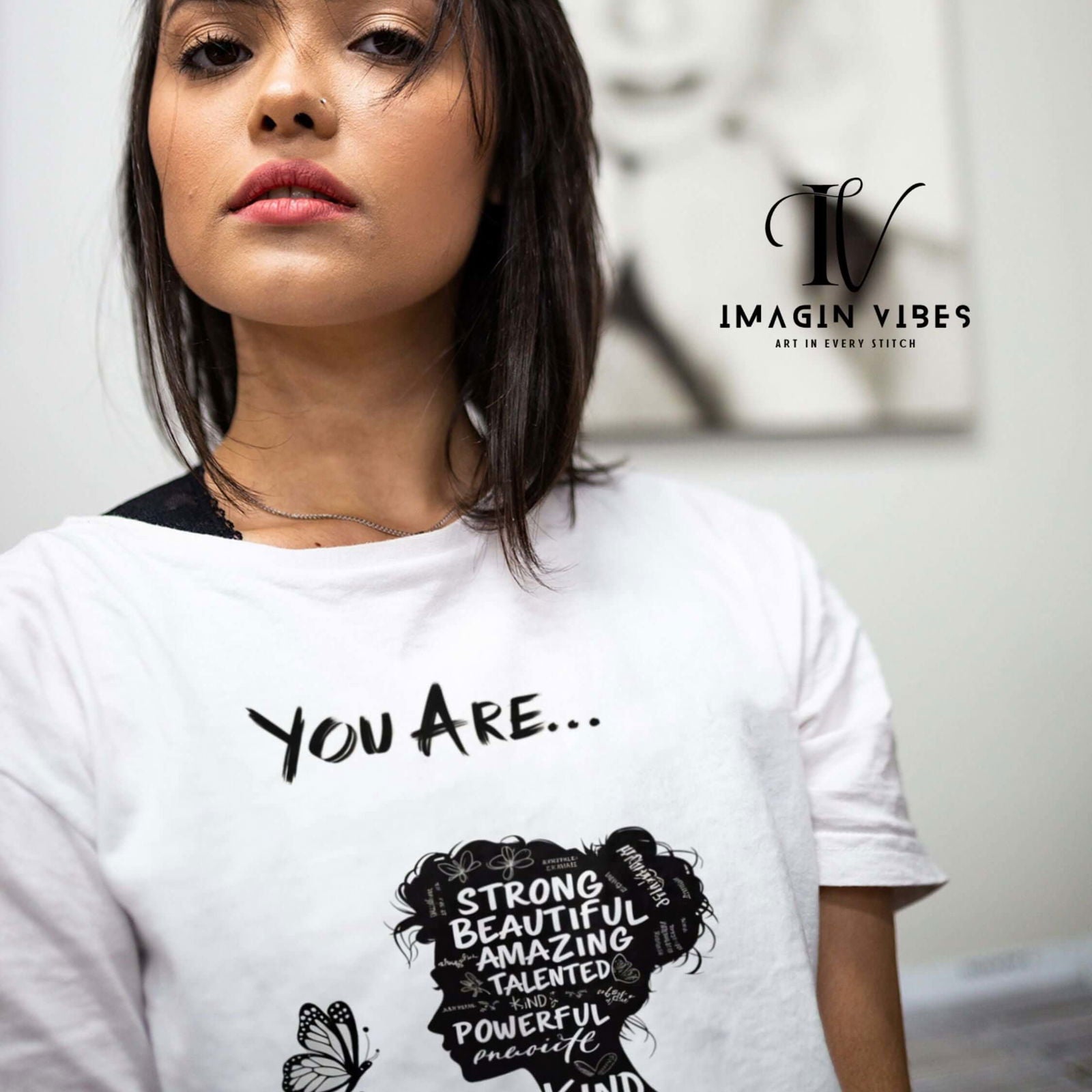 Empowering Affirmations T-Shirt T-Shirt Printify White M