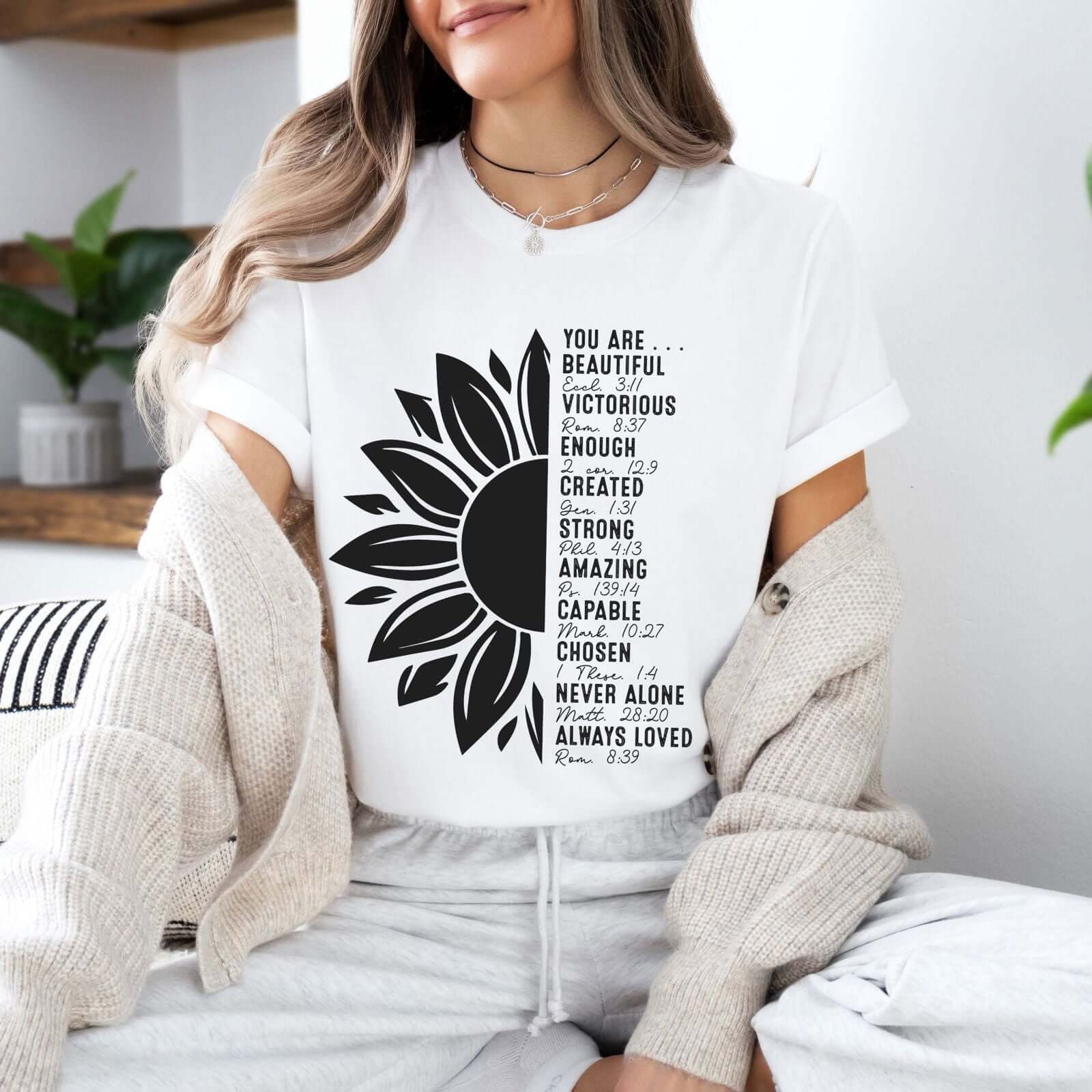 Inspirational Faith T-Shirt: You Are... T-Shirt Printify