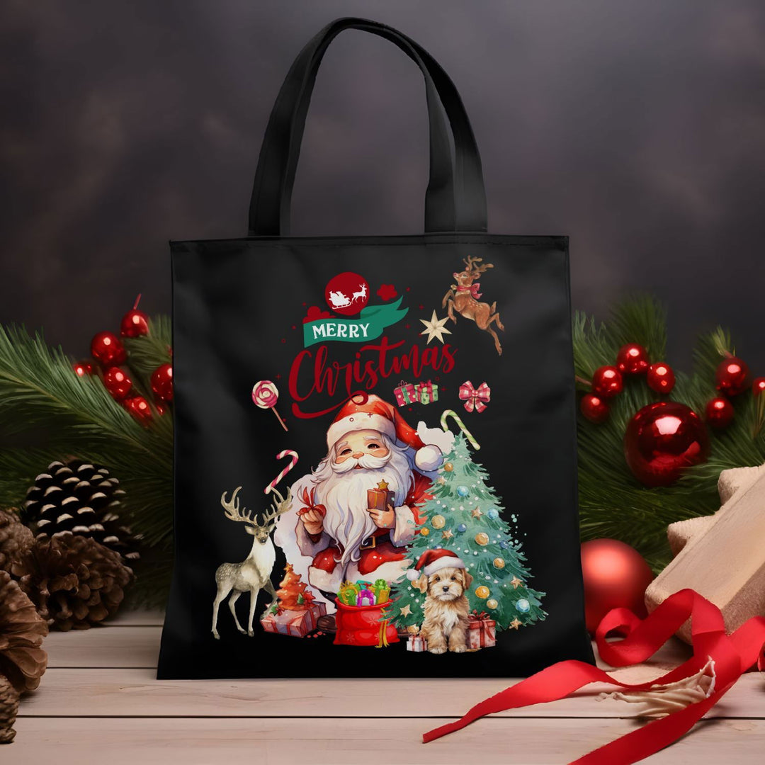 Merry Christmas Santa Tote Bag Accessories Printify