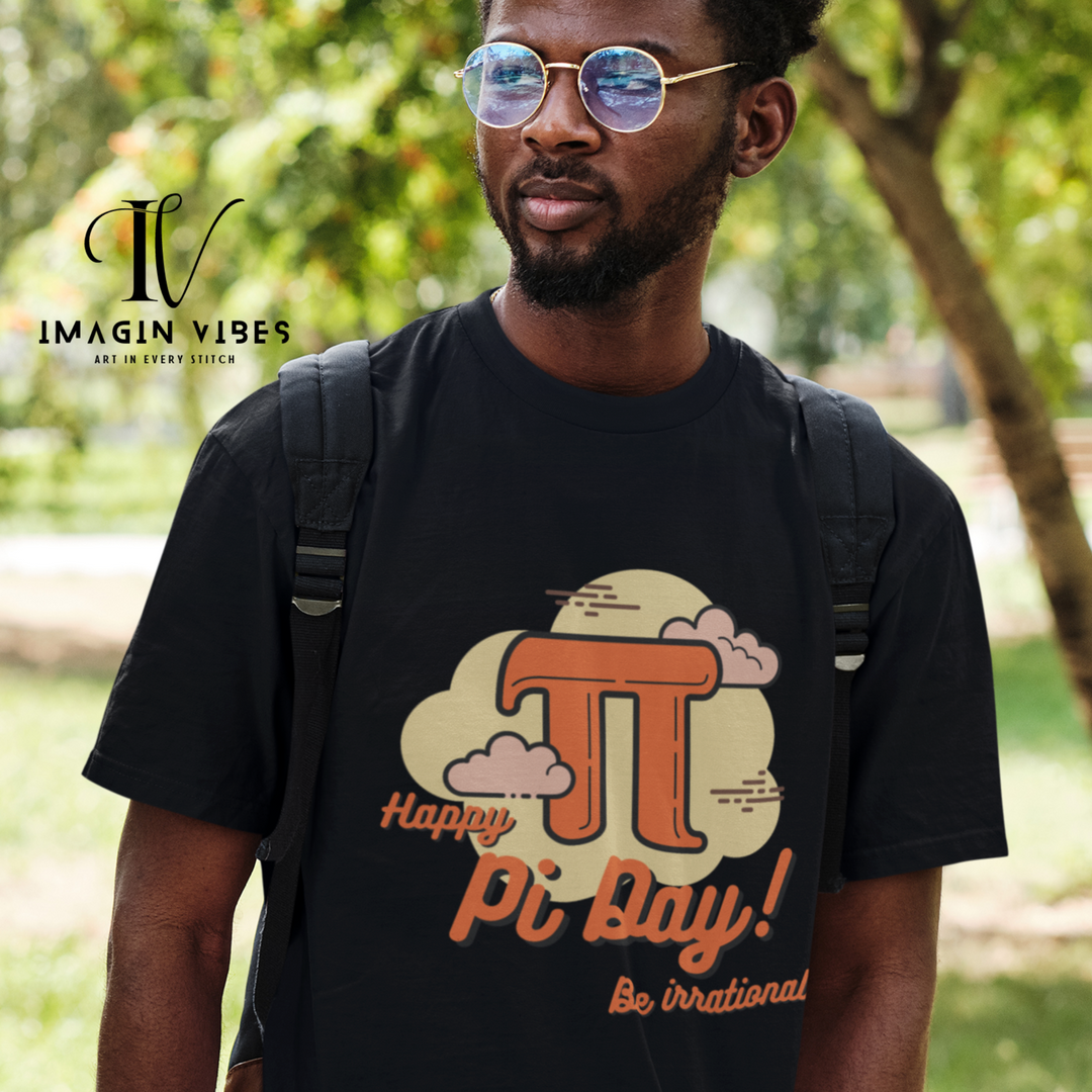 Pi Day T-Shirt - Happy Pi Day Shirt T-Shirt Printify Black S