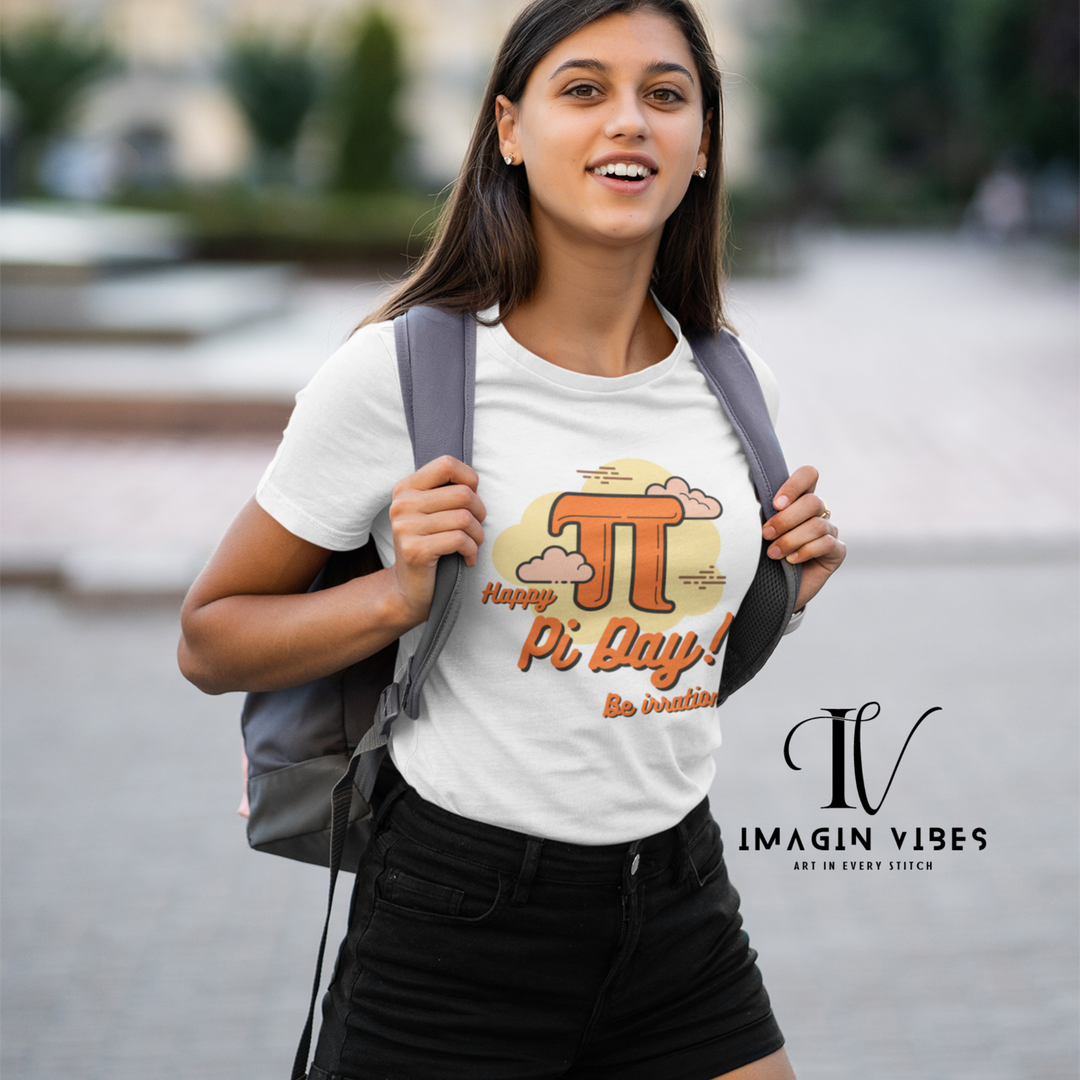 Pi Day T-Shirt - Happy Pi Day Shirt T-Shirt Printify White S