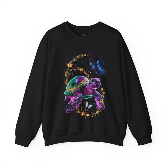 Turtle Dream Unisex Sweatshirt Sweatshirt Printify S Black