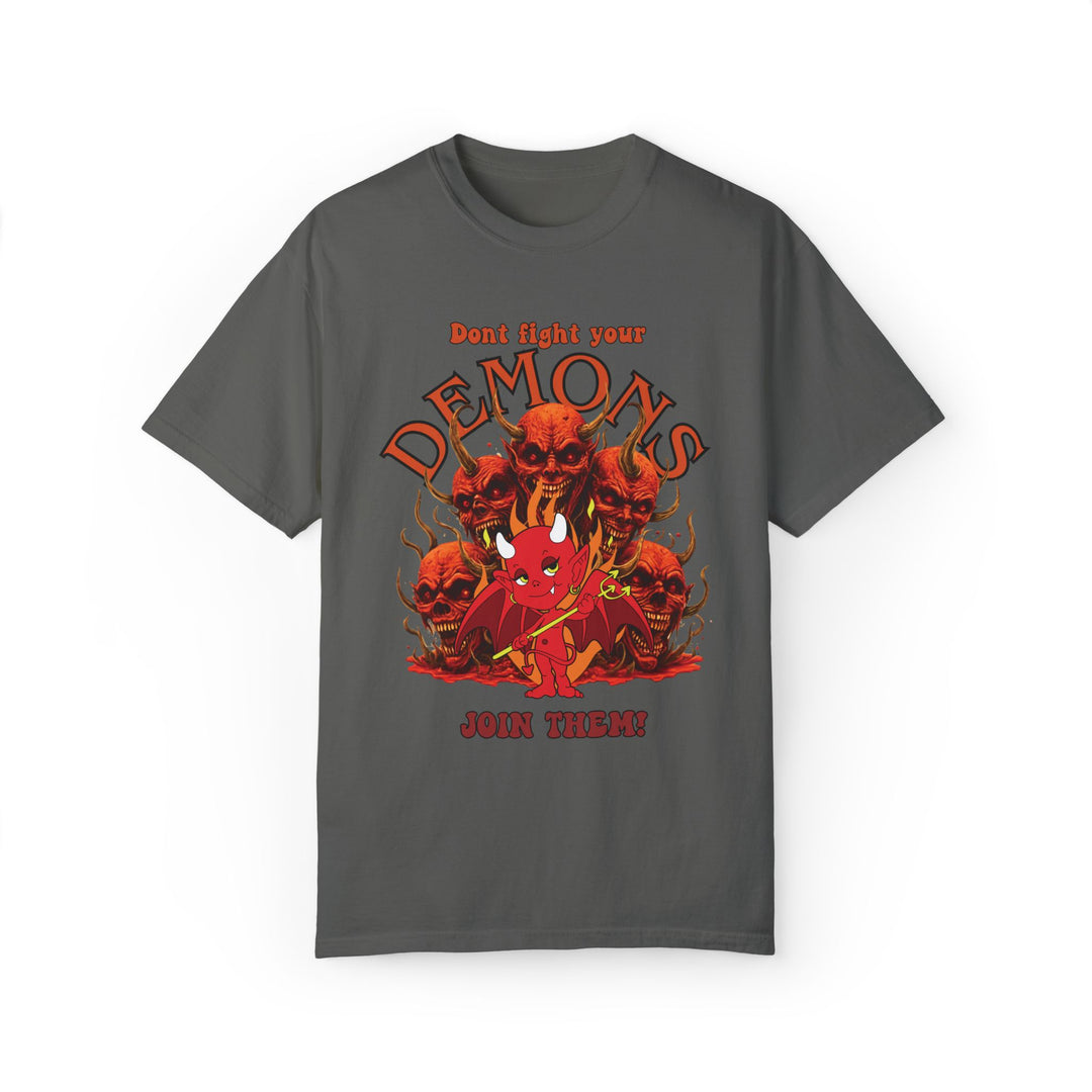 Demon Graphic T-shirt T-Shirt Printify Pepper S