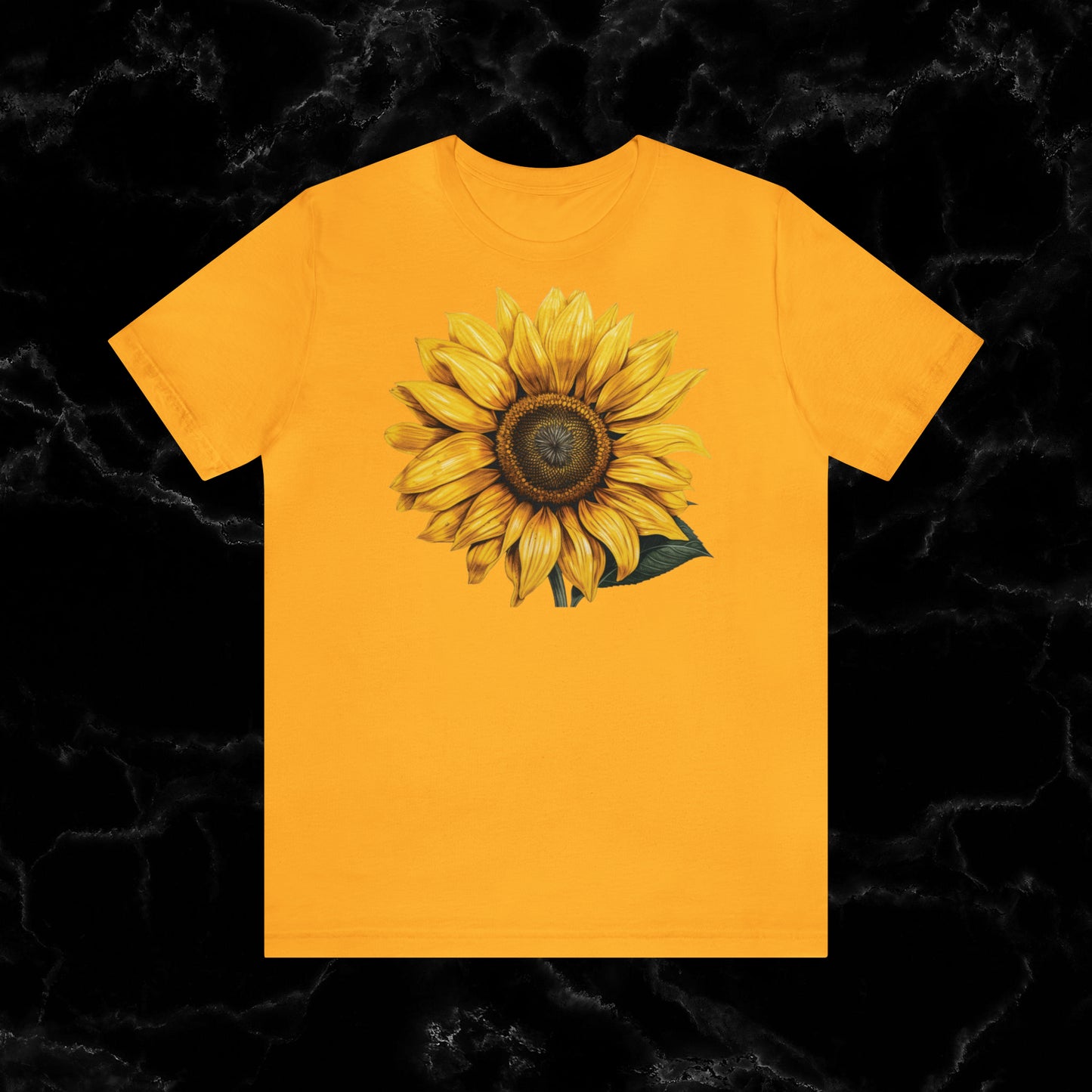 Sunflower Shirt Collection - Floral Tee, Garden Shirt, and Women's Fall Fashion Staples T-Shirt Gold S 