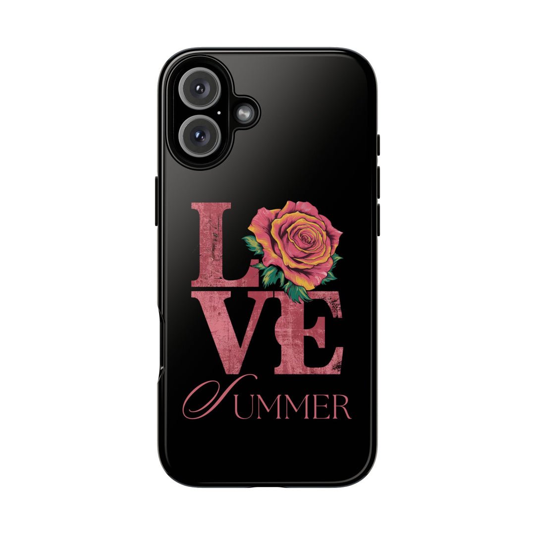 Rose Love Tough Case Phone Case Printify iPhone 16 Plus Glossy