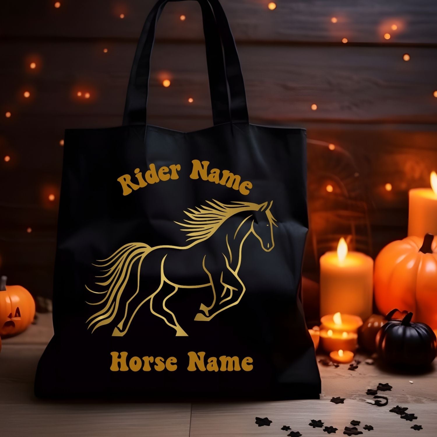 Personalized Horse Tote Bag - Perfect Gift for Horse Lovers Accessories   