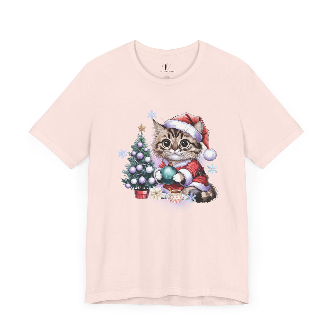 Holiday Tabby Cat Tee