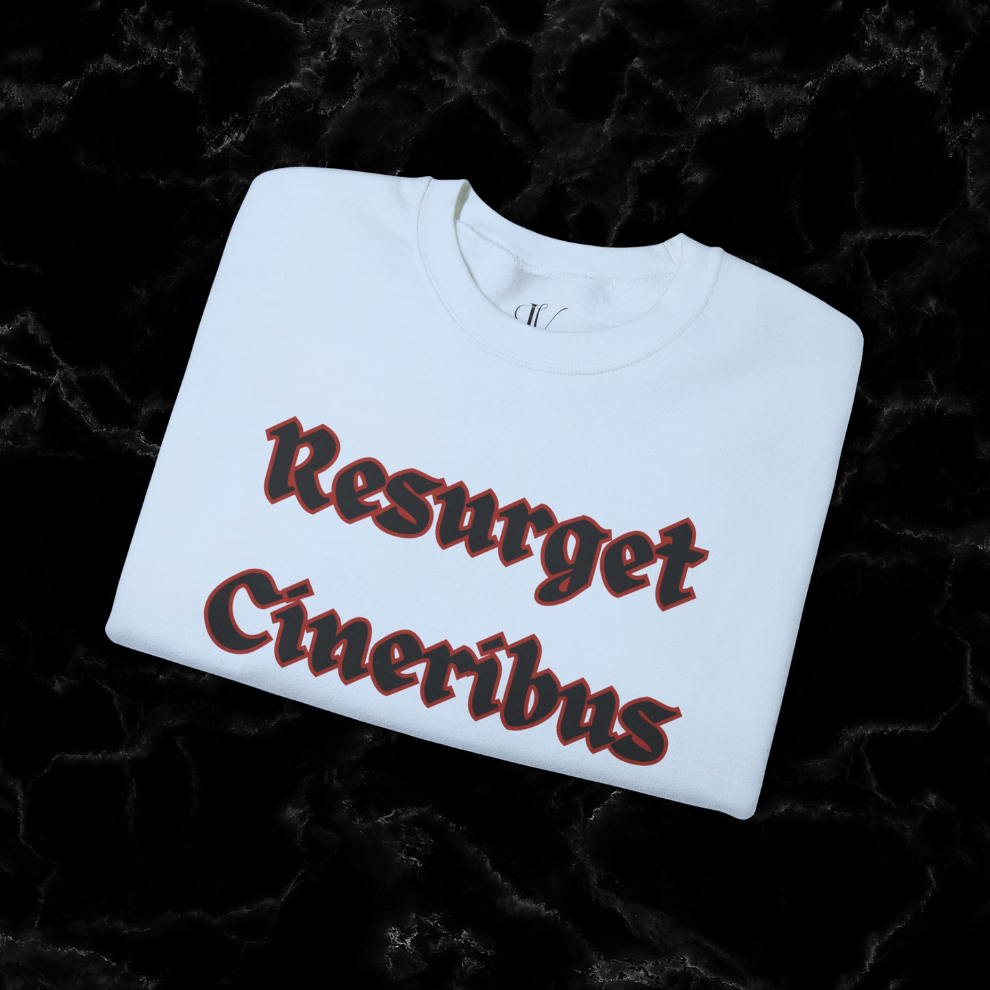 Resurget Cineribus Unisex Crewneck Sweatshirt - Latin Inspirational Gifts for Sports Football Fans Sweatshirt   