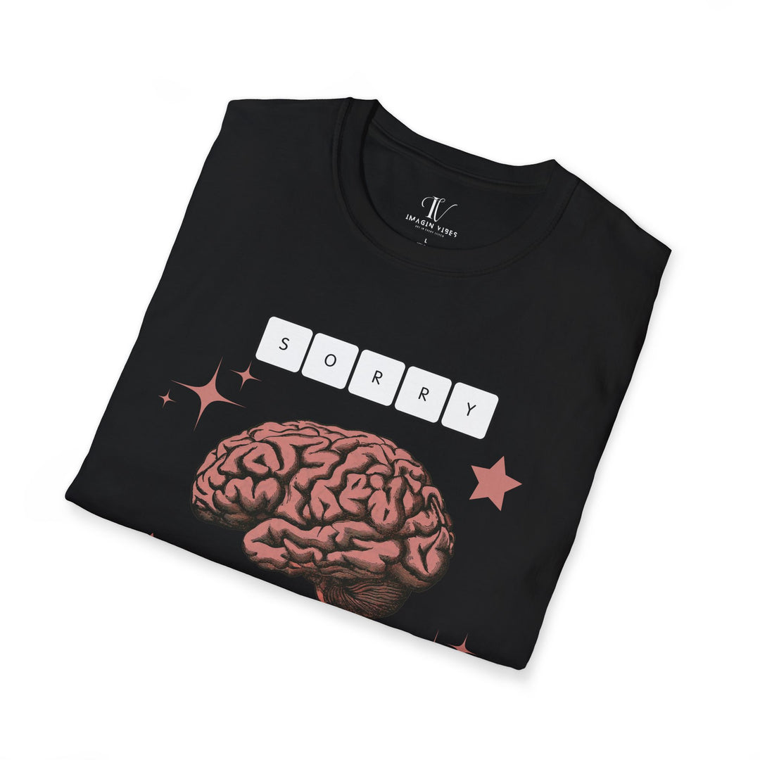 Unisex T-Shirt - AFK Sorry Brain Humorous Gamer Tee T-Shirt Printify