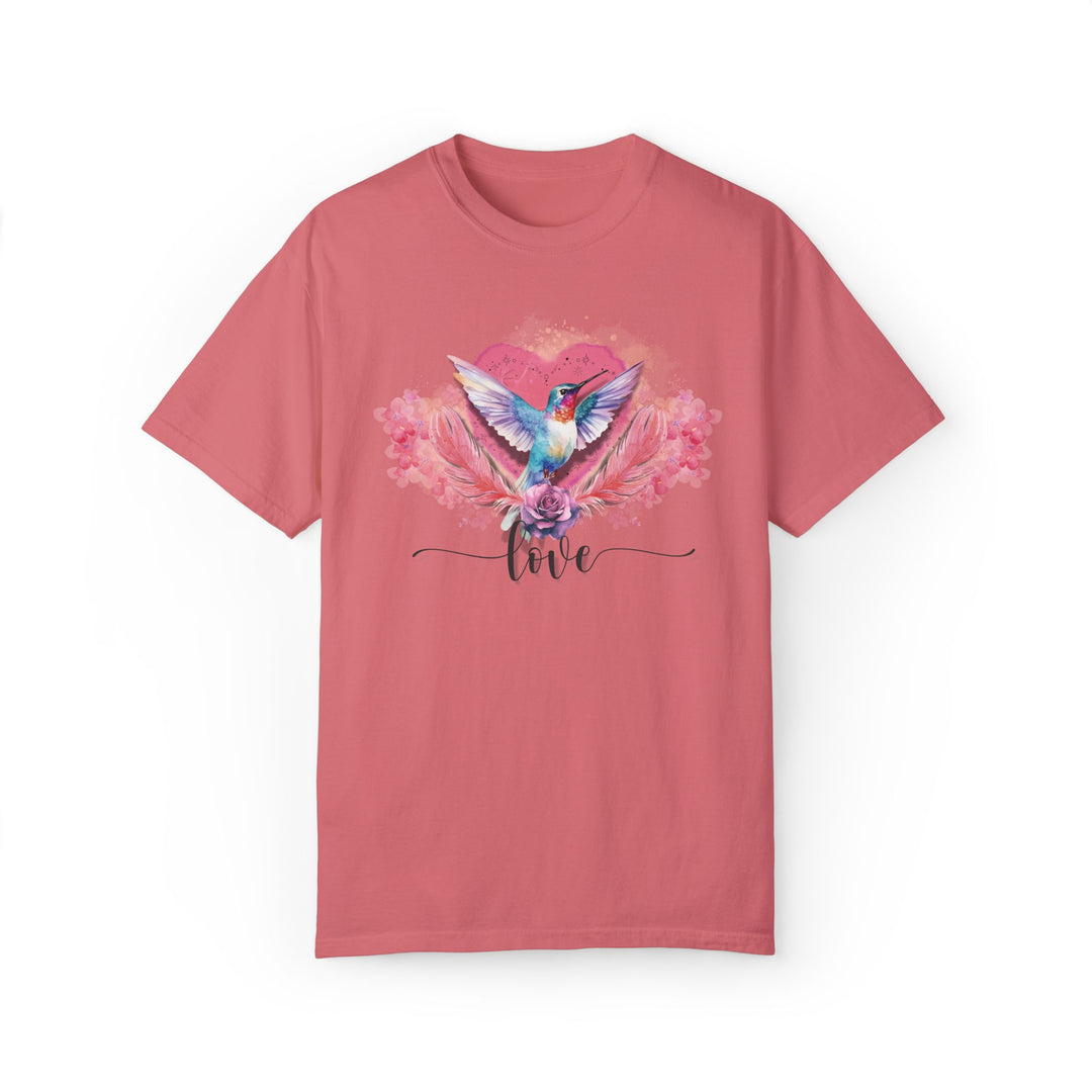 Hummingbird Love T-shirt T-Shirt Printify Watermelon S