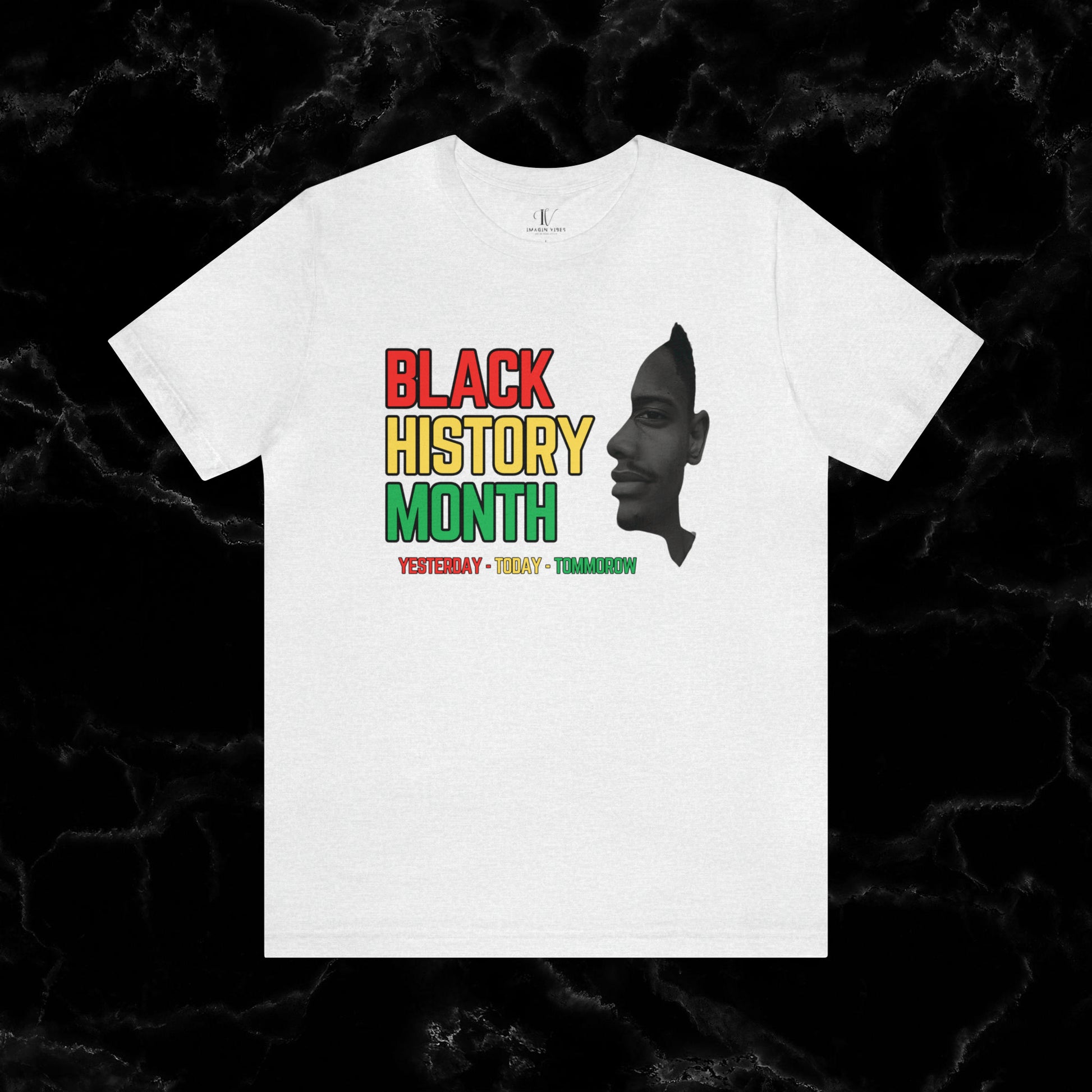 Empowering Black History Month Shirt - Yesterday, Today, Tomorrow - African American Pride T-Shirt Ash XS 