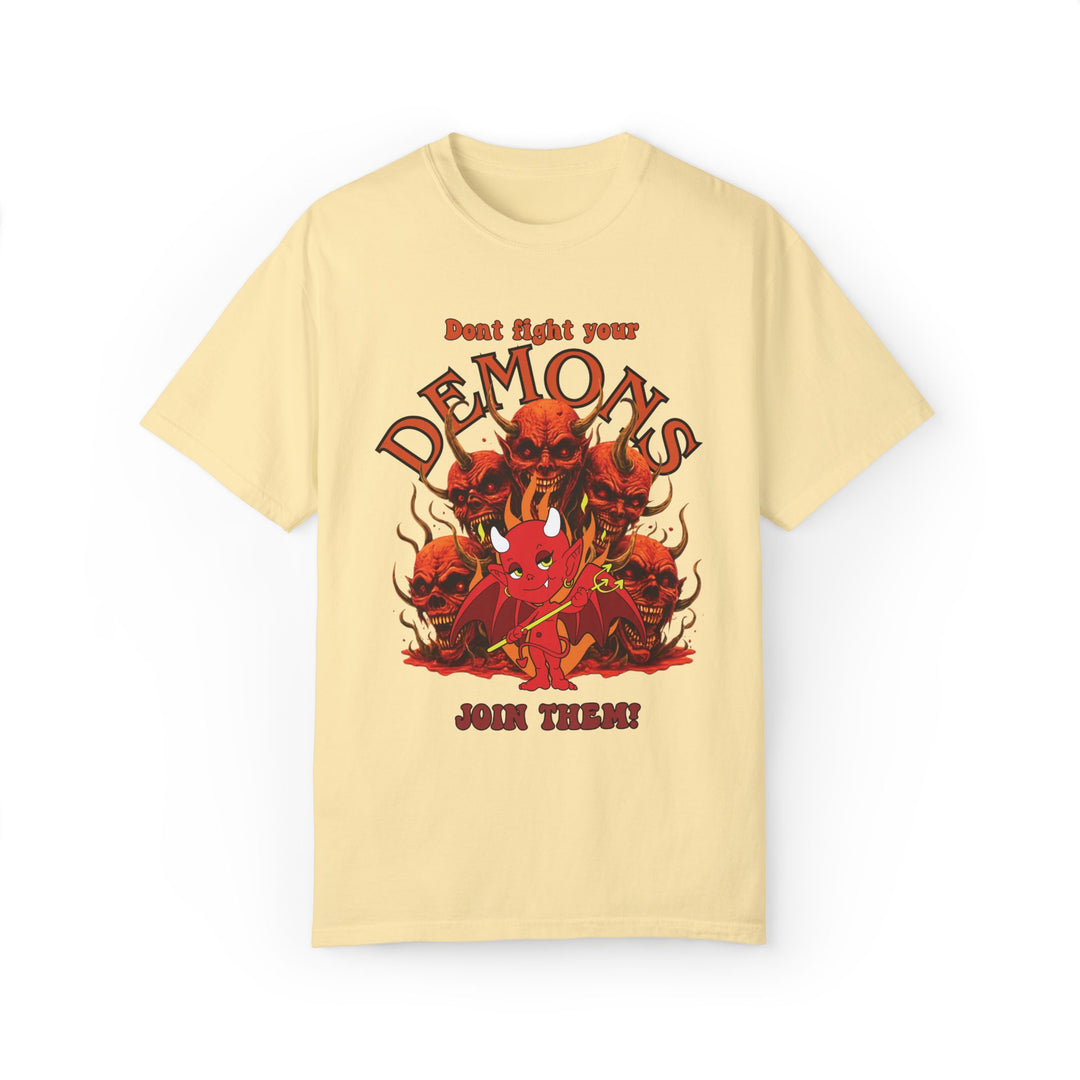 Demon Graphic T-shirt T-Shirt Printify Banana S