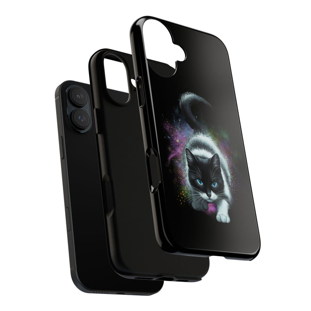 Cosmic Cat Tough Case Phone Case Printify