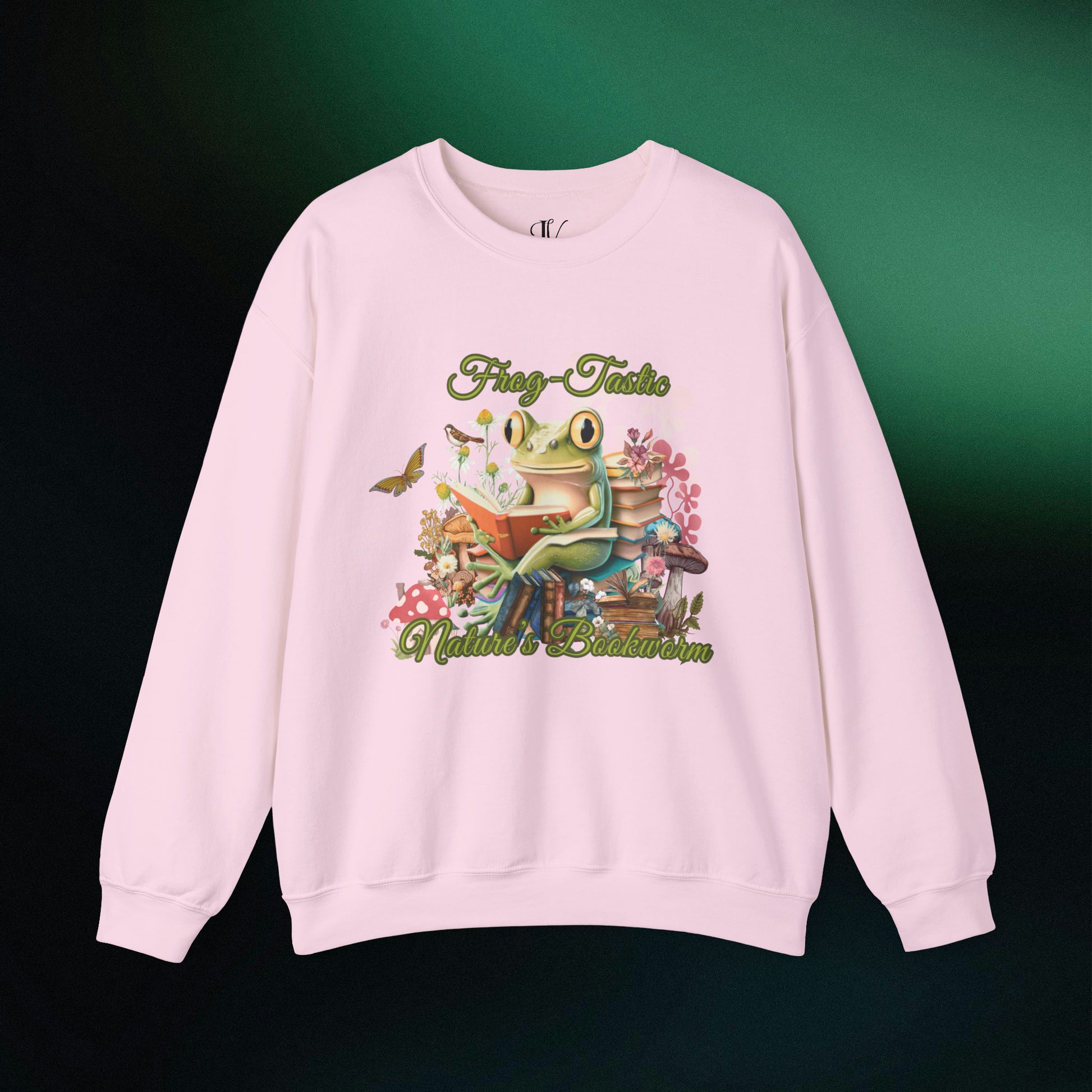 Frog Bookworm Sweatshirt | Read More Books Shirt | Aesthetic, Vintage Frog Sweatshirt Sweatshirt   