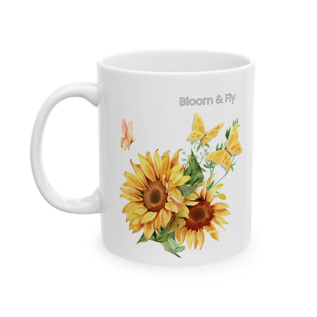 Sunflower Mug Mug Printify 11oz