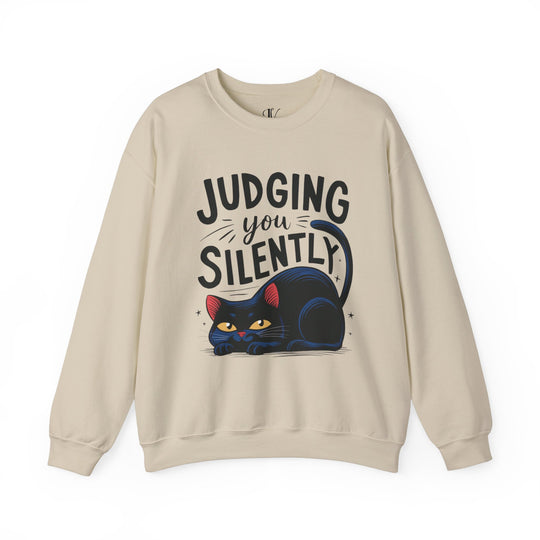 Funny Judging You Silently Cat Sweatshirt