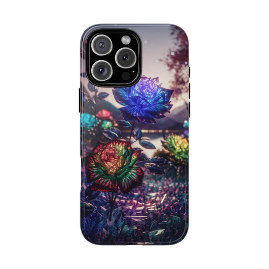 Phone Case - Surreal Glowing Roses Phone Case Printify