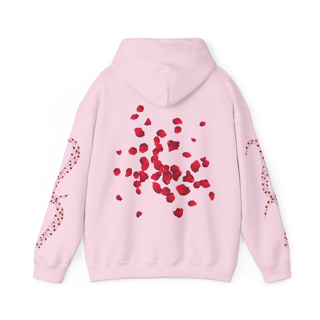 Romantic Rose Hoodie Hoodie Printify