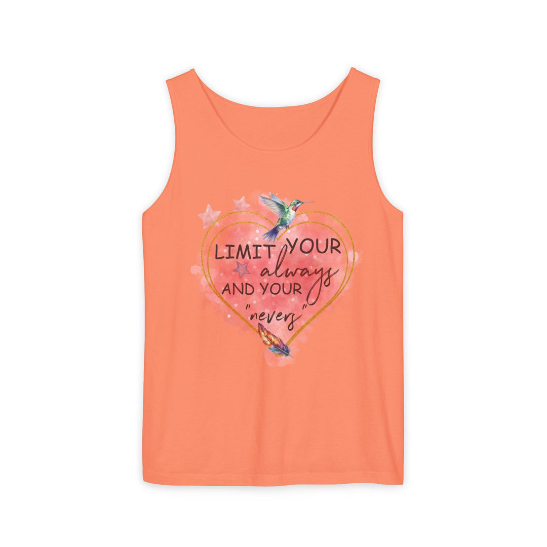 Motivational Watercolor Tank Top Tank Top Printify Melon S