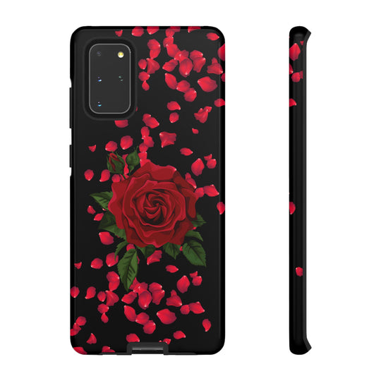 Phone Case - Red Rose Romantic Case Phone Case Printify