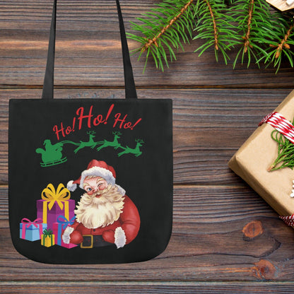 Ho Ho Ho Christmas Tote Bag | Holiday Tote Bag - Santa Claus HoHoHo Tote Accessories   