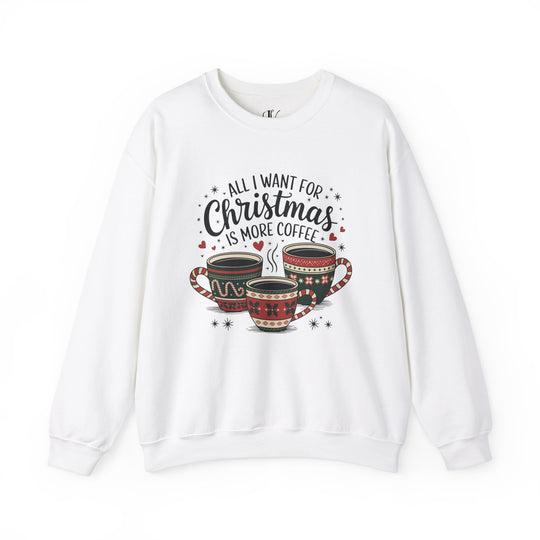 Coffee Lover Christmas Crewneck Sweatshirt