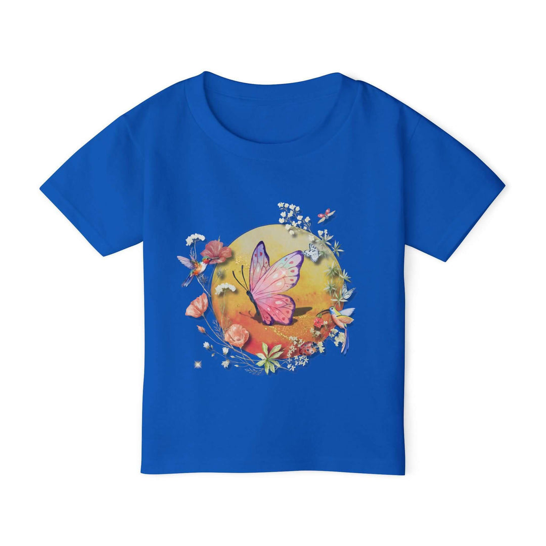 Toddler T-shirt - Cute and Whimsical Butterfly Kids clothes Printify Royal 2T