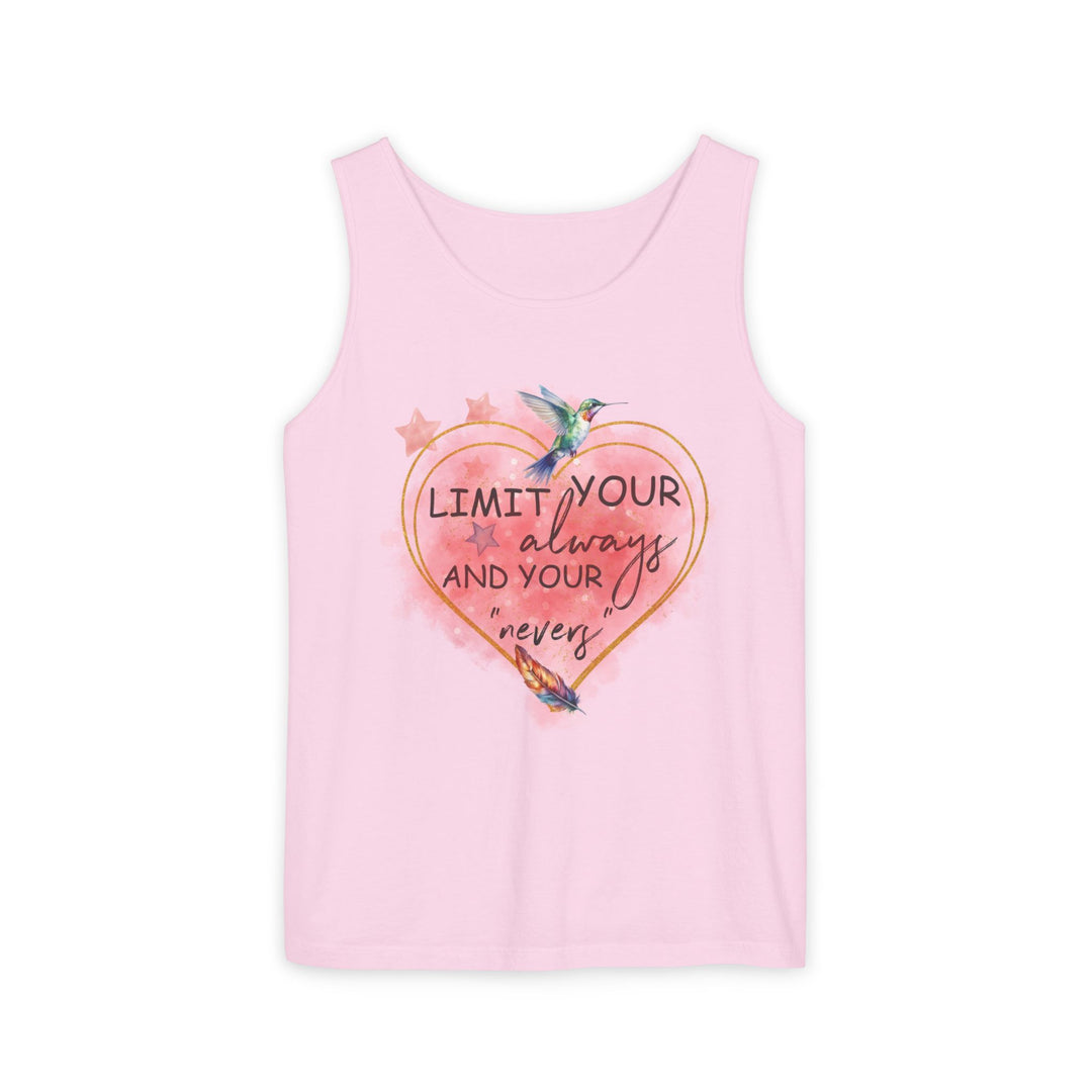 Motivational Watercolor Tank Top Tank Top Printify Blossom S