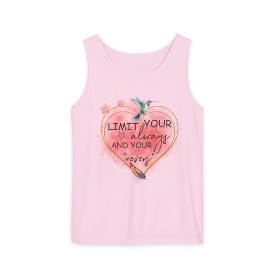 Motivational Watercolor Tank Top Tank Top Printify Blossom S