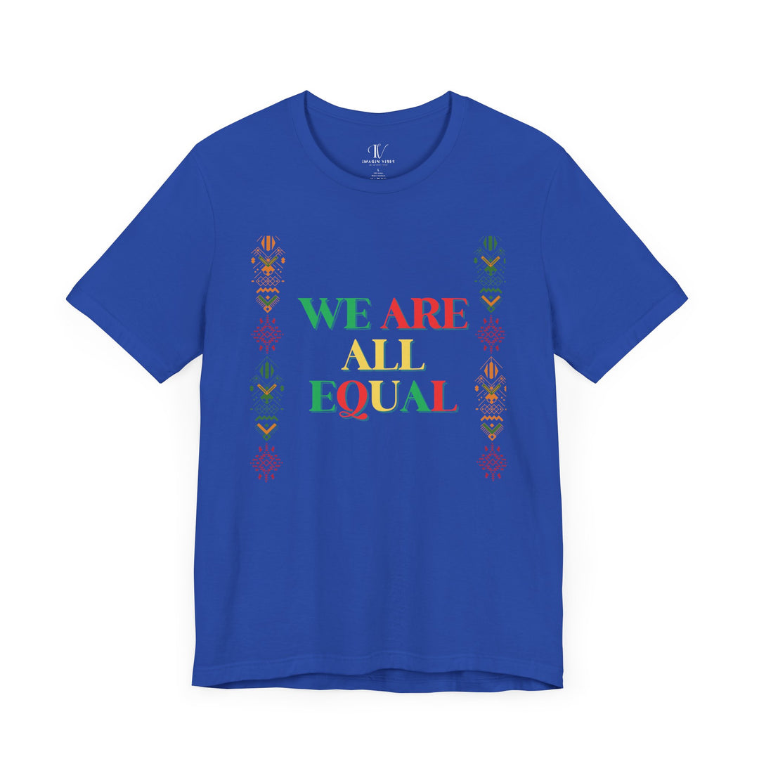 Equality Graphic Tee T-Shirt Printify True Royal XS