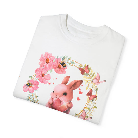 Bunny Heart Unisex Tee T-Shirt Printify