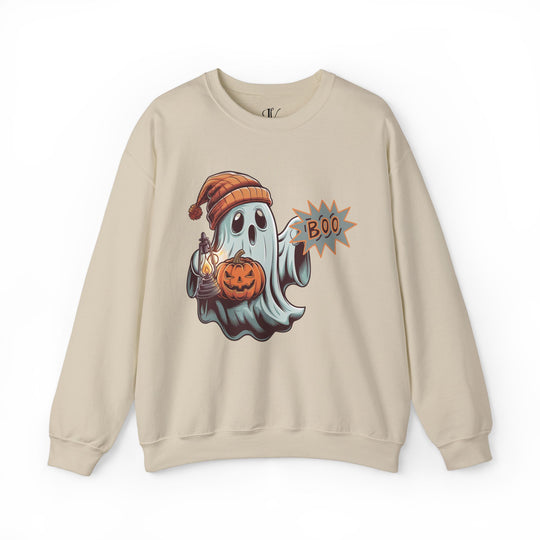 Boo! Cute Ghost Halloween Sweatshirt