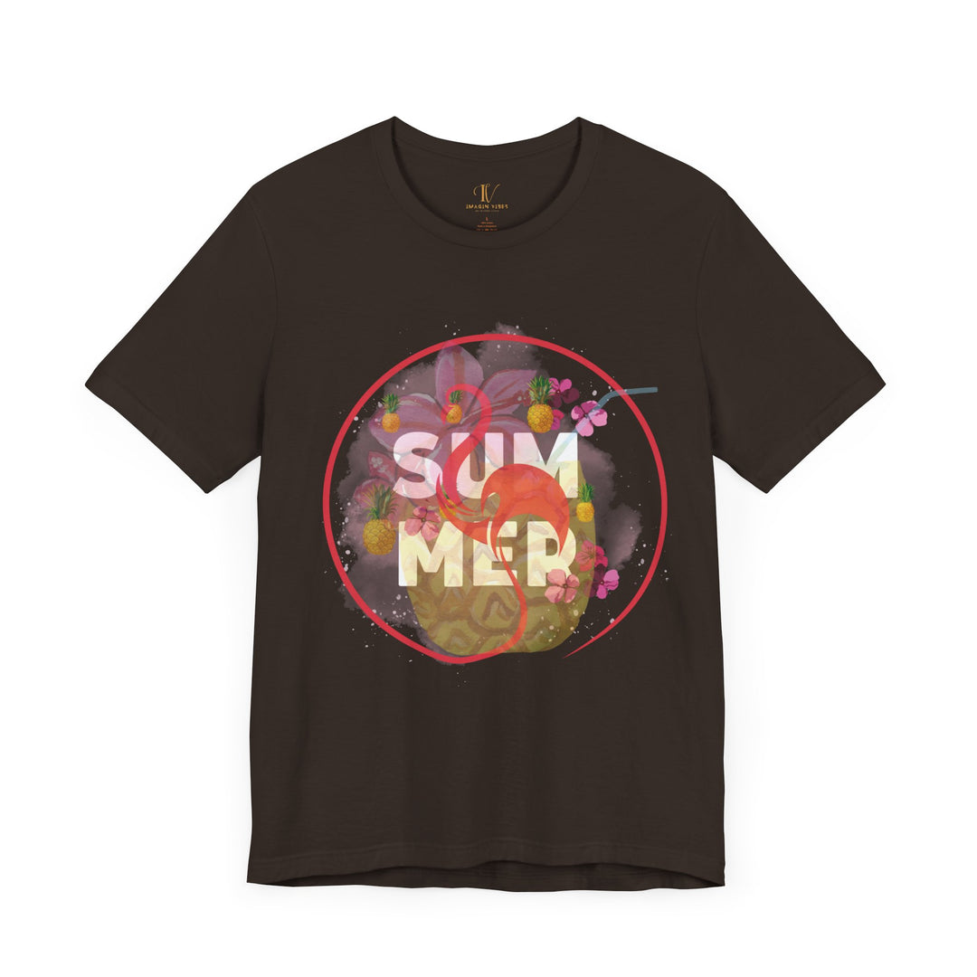 Summer Pineapple Tee T-Shirt Printify Brown S