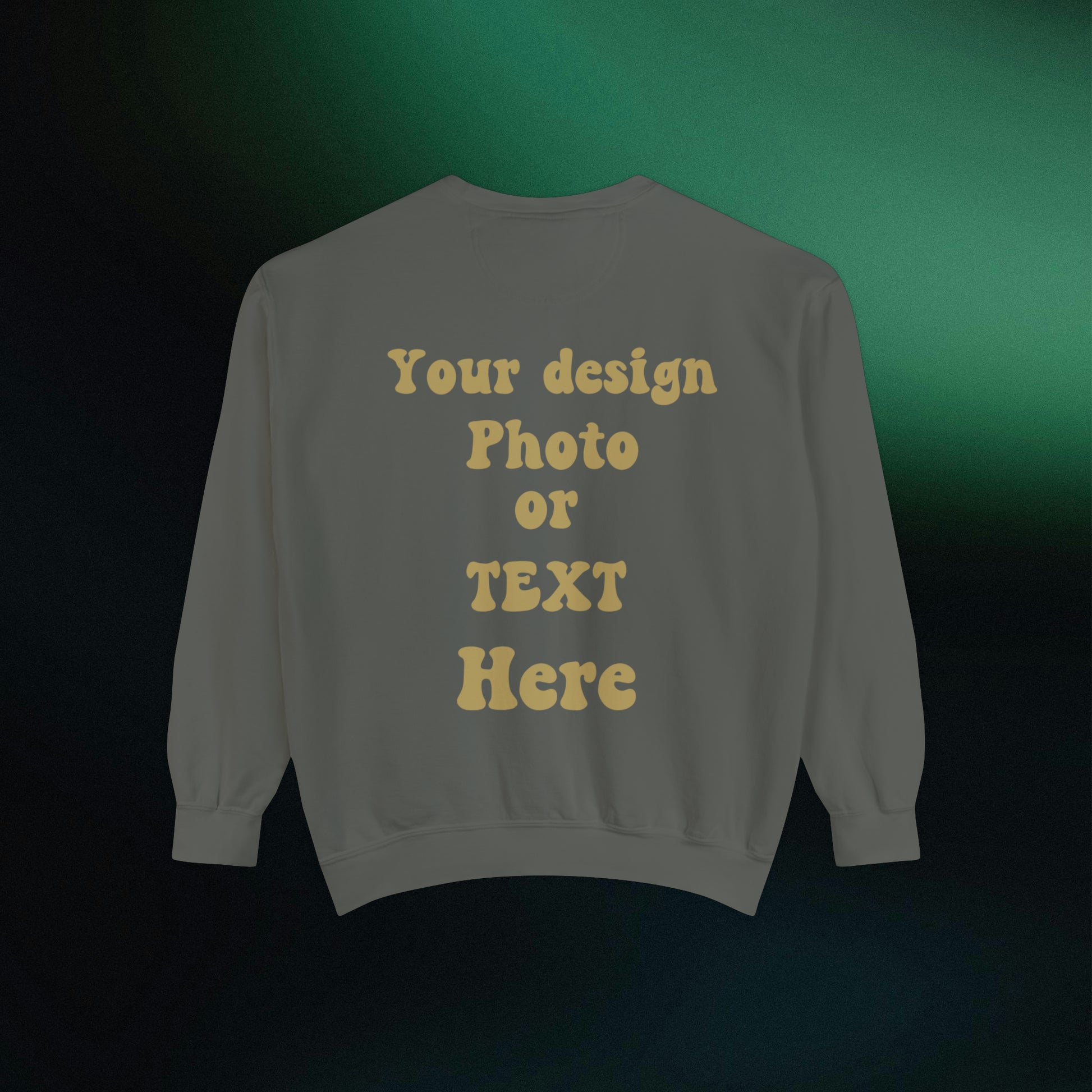 Imagin Vibes™ Luxury Crewneck Sweatshirt - Personalized with Your Photo, Text, Design Sweatshirt   